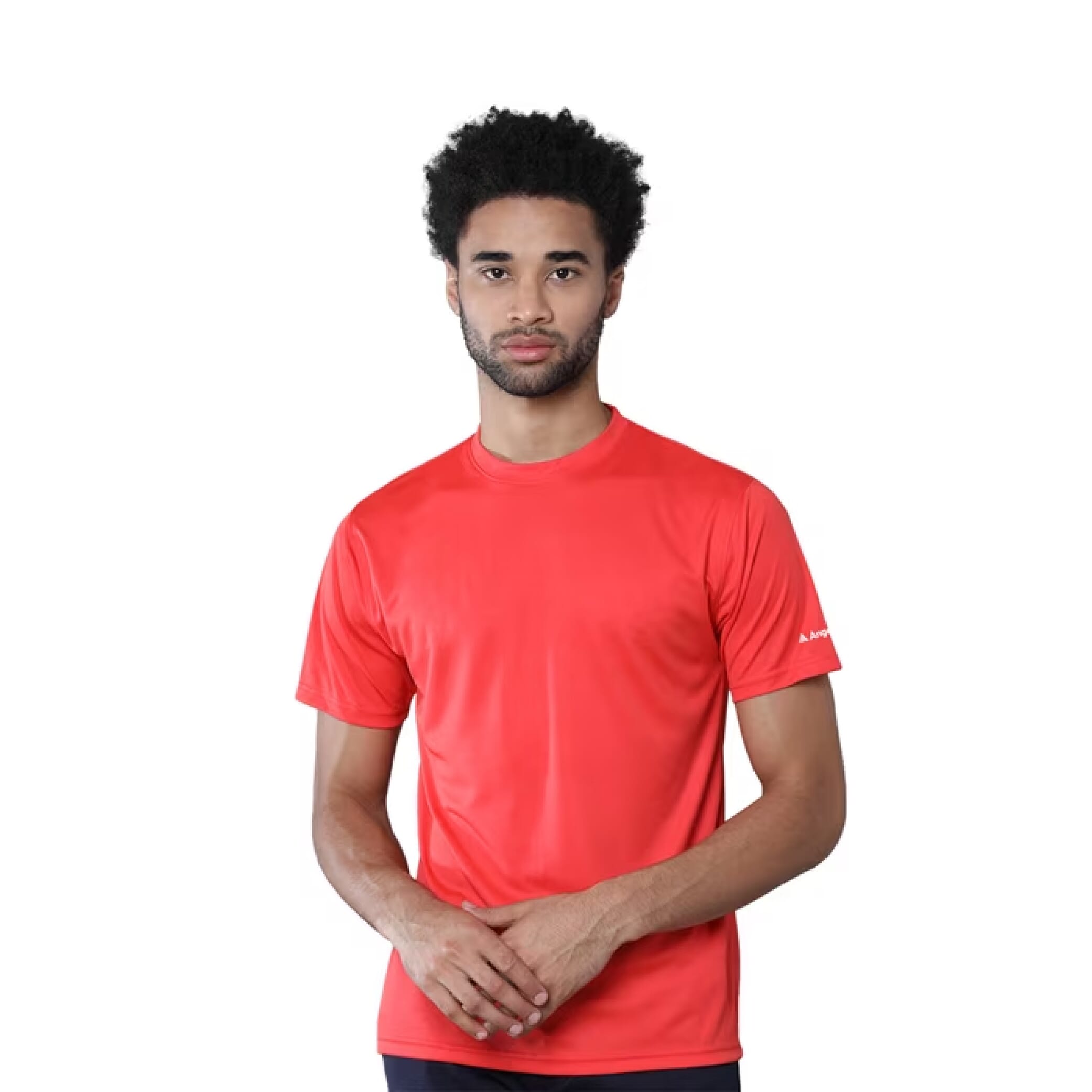 Greys&Blues Mobilitee Round Neck T-Shirt- Red